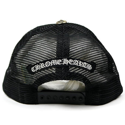 CHROME HEARTS Guns N' Roses Collab Trucker Cap Black