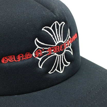 CHROME HEARTS Guns N' Roses Collab Trucker Cap Black