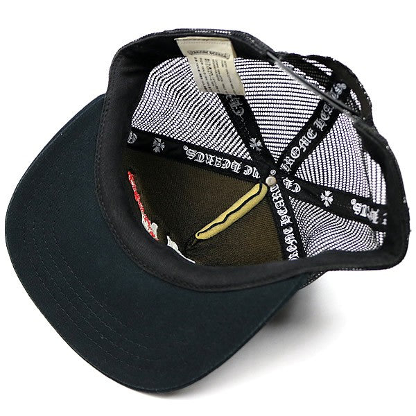 CHROME HEARTS Guns N' Roses Collab Trucker Cap Black