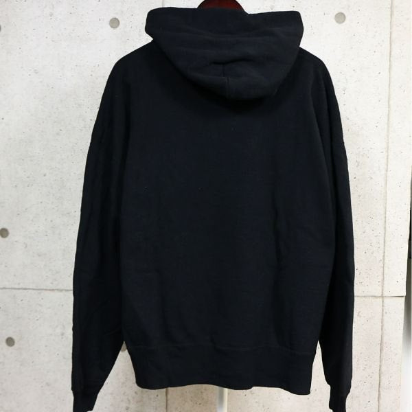 SAINT MICHAEL 25SS Ribon Saint Hoodie Black Size XXL