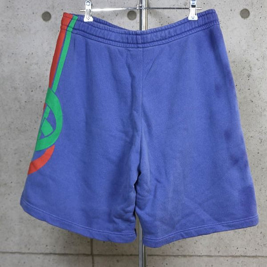GUCCI Logo Stripe Shorts Purple Size S