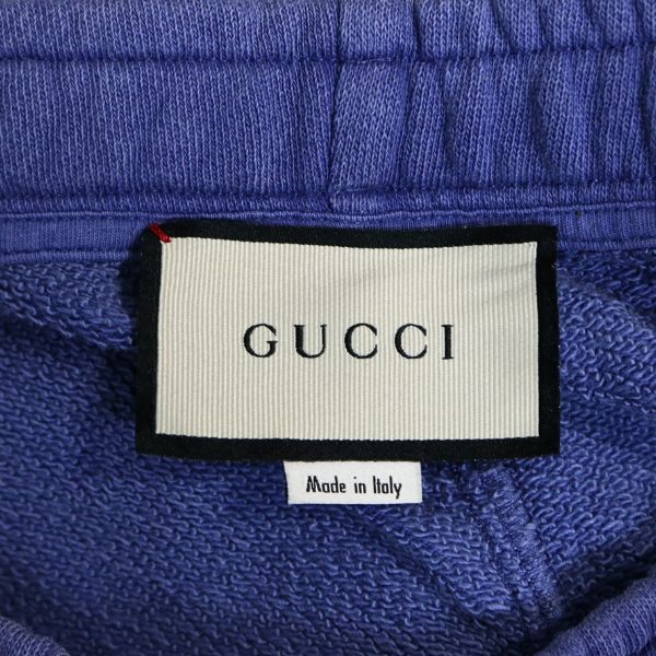 GUCCI Logo Stripe Shorts Purple Size S