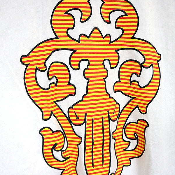 CHROME HEARTS White Cotton Vine Dagger T-Shirt Size L
