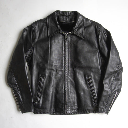 SCHOTT 152 Made in USA Collared Single Rider Leather Size 38