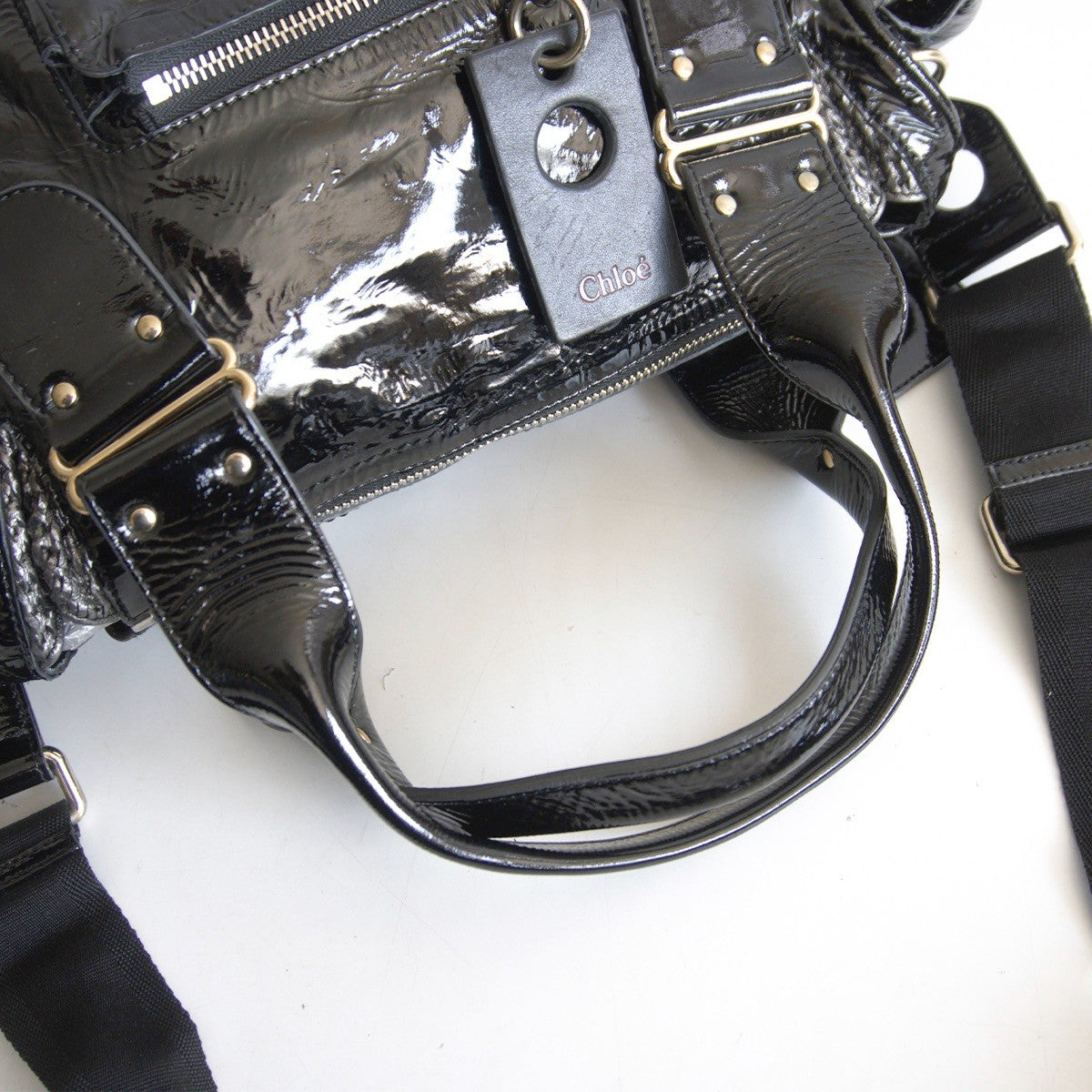 Chloe Archive Patent Leather 2-Way Shoulder Size ONE SIZE
