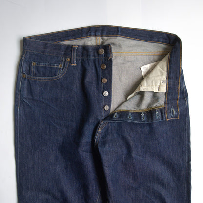 LVC 66501 501XX Big E Indigo Denim Size 36×36