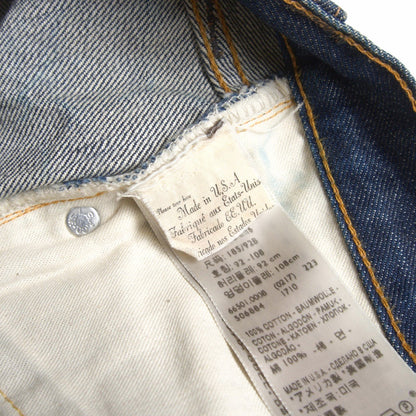 LVC 66501 501XX Big E Indigo Denim Size 36×36
