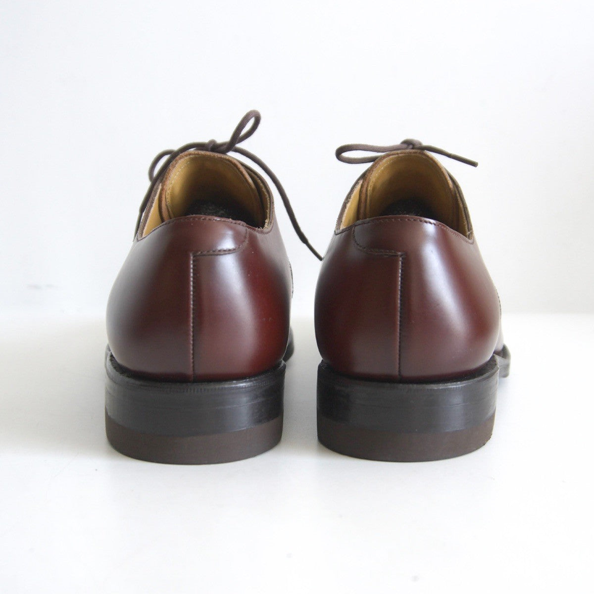 REGAL V-Tip Leather Shoes Brown Size 7