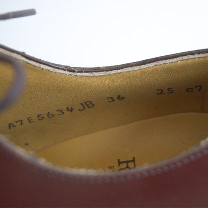 REGAL V-Tip Leather Shoes Brown Size 7