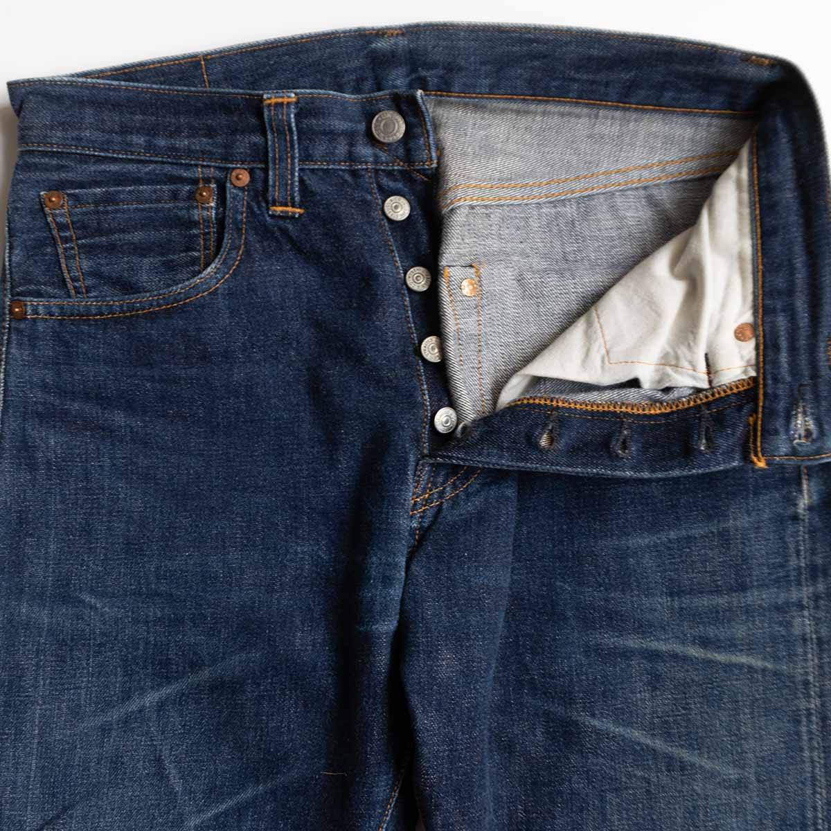 LEVI'S Valencia Made 47501 501XX Big E Denim Size 32×36