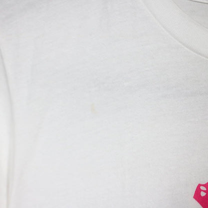 CHROME HEARTS Foti Cotton T-Shirt White/Blue/Pink Size S