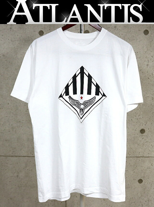 CHROME HEARTS Foti Cotton Short Sleeve T-Shirt White Size XL