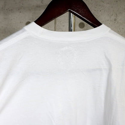 CHROME HEARTS Foti Cotton Short Sleeve T-Shirt White Size XL