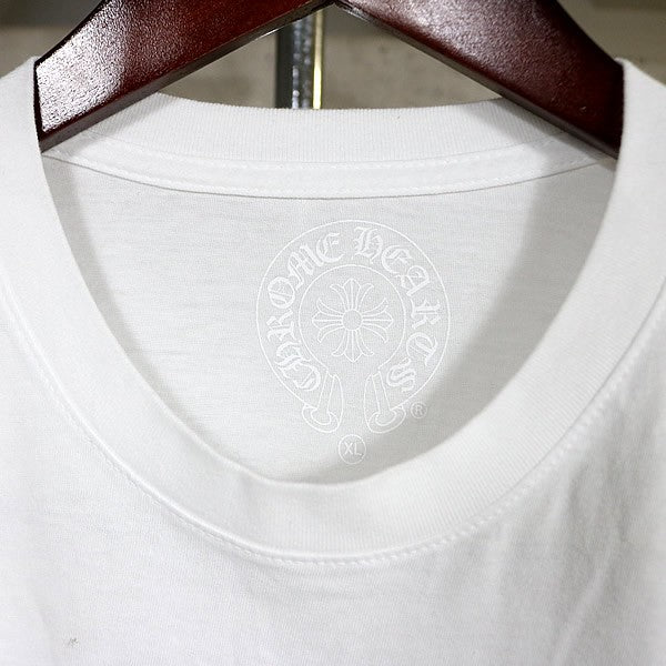 CHROME HEARTS Foti Cotton Short Sleeve T-Shirt White Size XL