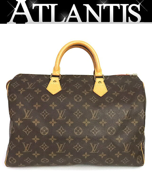 Louis Vuitton Speedy 35 Handbag Brown