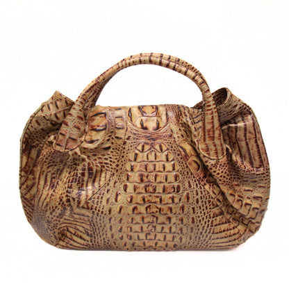 FENDI Spy Bag Real Crocodile Bag Brown
