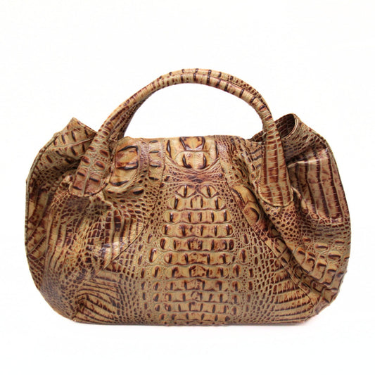FENDI Spy Bag Real Crocodile Bag Brown