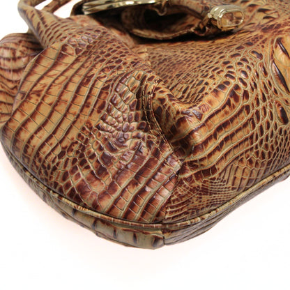 FENDI Spy Bag Real Crocodile Bag Brown