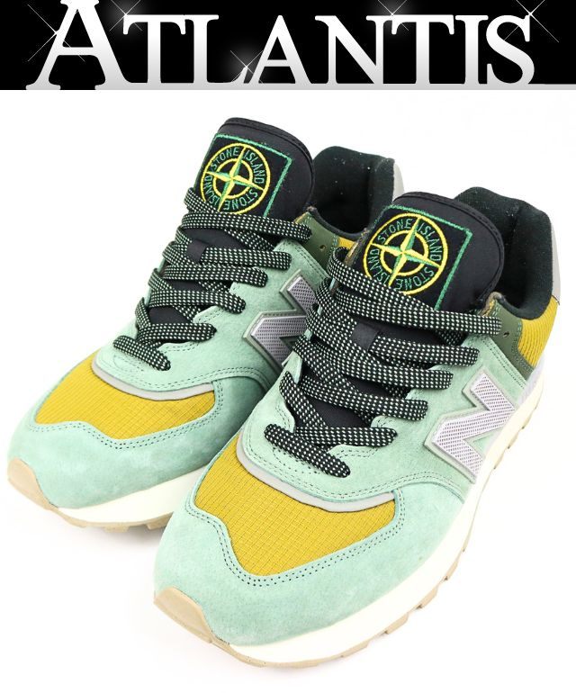 LGTN Leagacy Green Clay x STONE ISLAND x New Balance Green Sneakers Size 28.5cm