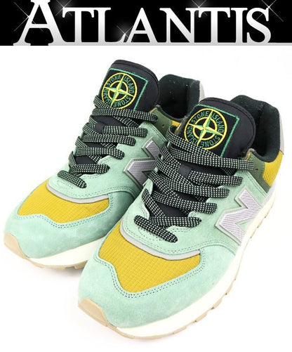 LGTN Leagacy Green Clay x STONE ISLAND x New Balance Green Sneakers Size 28.5cm