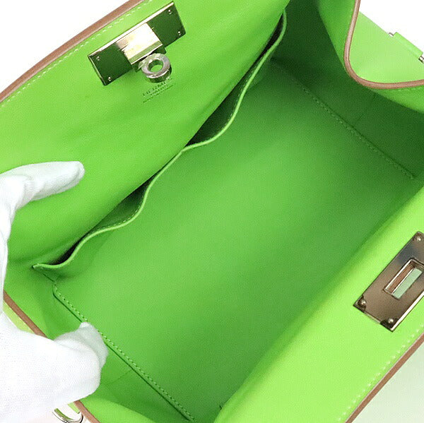 HERMES Toolbox 20 2-Way Swift Green Bag