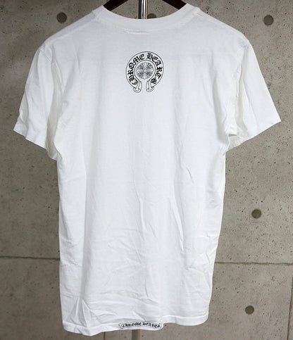 CHROME HEARTS Old Vine Dagger Horseshoe T-Shirt White Size M