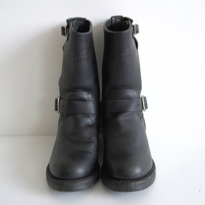 REDWING 2004 968 Black Engineer Boots Made in USA Size 7.5D