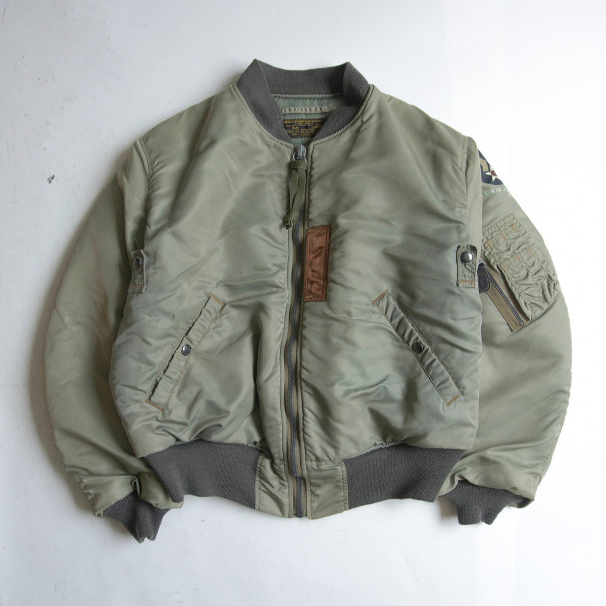 BUZZ RICKSON M-Spec MA-1 Flight Jacket Sage Green Size L