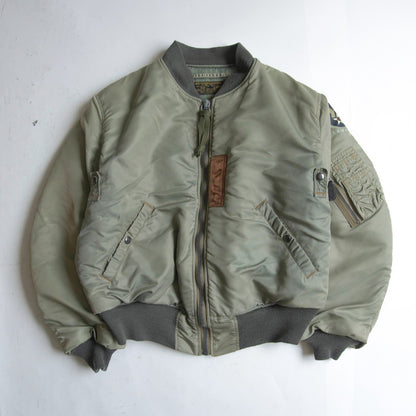 BUZZ RICKSON M-Spec MA-1 Flight Jacket Sage Green Size L