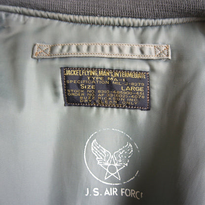 BUZZ RICKSON M-Spec MA-1 Flight Jacket Sage Green Size L