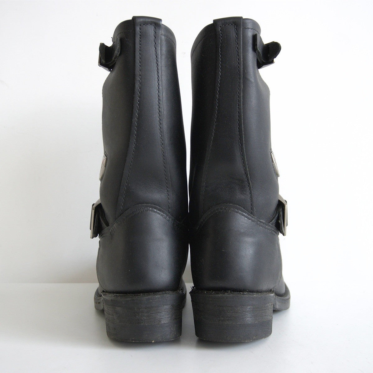 REDWING 2004 968 Black Engineer Boots Made in USA Size 7.5D