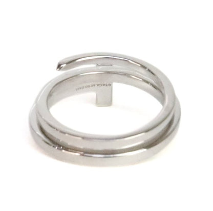 TIFFANY & Co. T K18WG Diamond T Square Wrap Ring Size JP 12