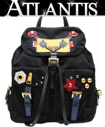 PRADA Robot Triangle Multi-Color Backpack