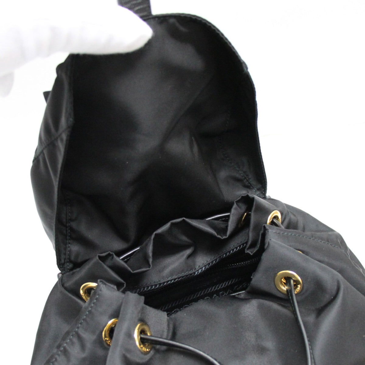 PRADA Robot Triangle Multi-Color Backpack