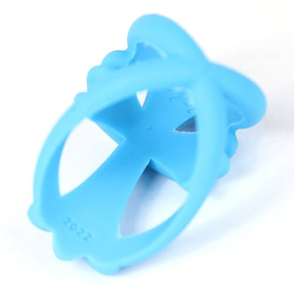CHROME HEARTS Blue Silicon Infinity Ring Size JP 12