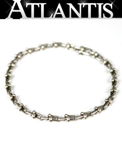 TIFFANY&CO. Hardware Microlink Bracelet SV925 Silver