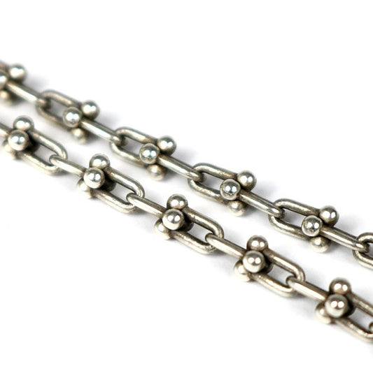 TIFFANY&CO. Hardware Microlink Bracelet SV925 Silver