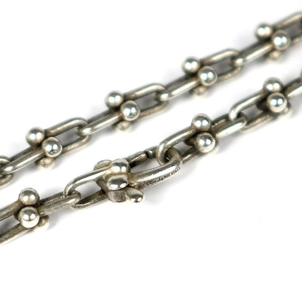 TIFFANY&CO. Hardware Microlink Bracelet SV925 Silver