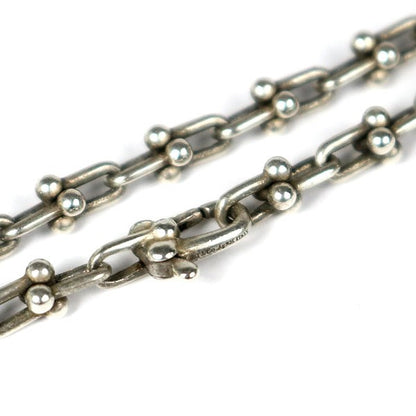 TIFFANY&CO. Hardware Microlink Bracelet SV925 Silver