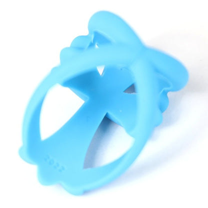 CHROME HEARTS Blue Silicon Infinity Ring Size JP 12