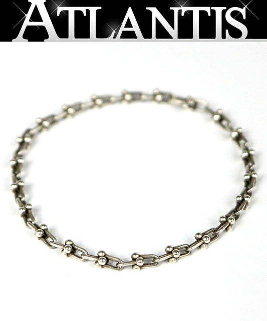 TIFFANY&CO. Hardware Microlink Bracelet SV925 Silver