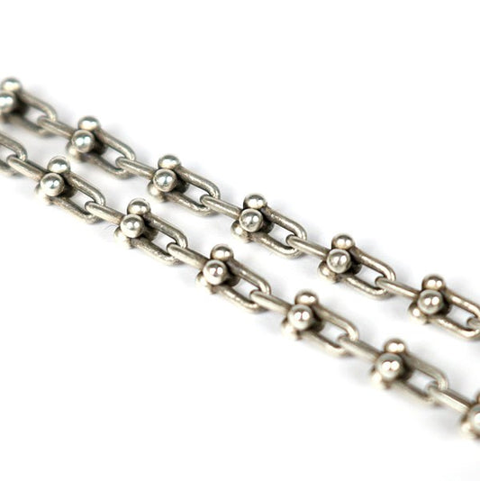 TIFFANY&CO. Hardware Microlink Bracelet SV925 Silver