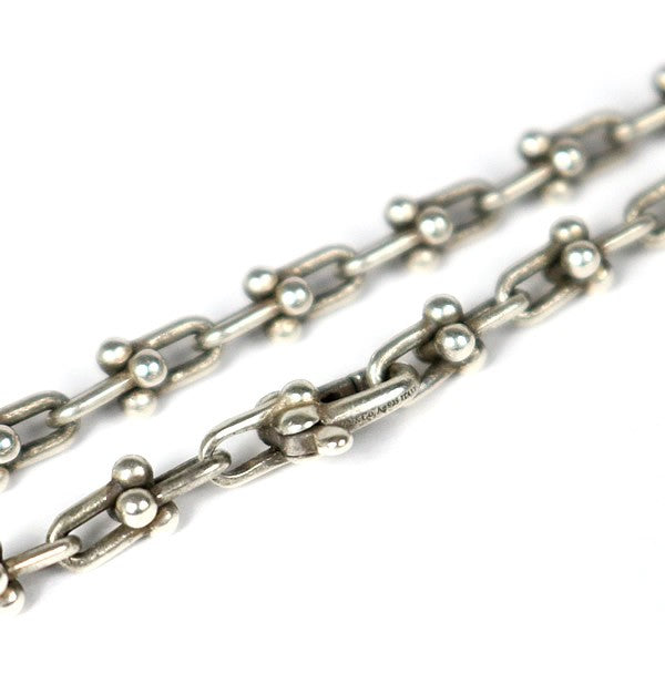 TIFFANY&CO. Hardware Microlink Bracelet SV925 Silver