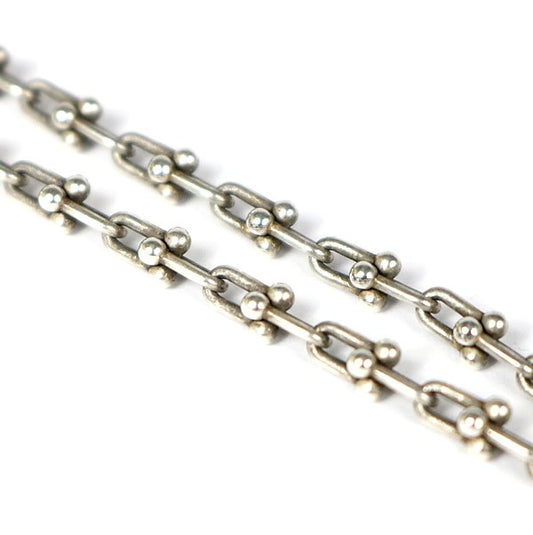 TIFFANY&CO. Hardware Microlink Bracelet SV925 Silver