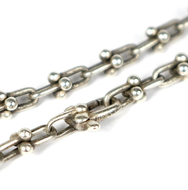 TIFFANY&CO. Hardware Microlink Bracelet SV925 Silver