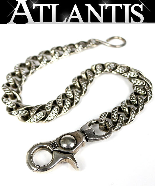 NEXUS7 Kubizm Zirconia Silver 925 Wallet Chain