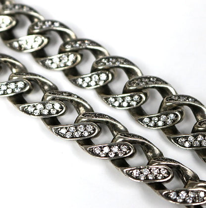 NEXUS7 Kubizm Zirconia Silver 925 Wallet Chain