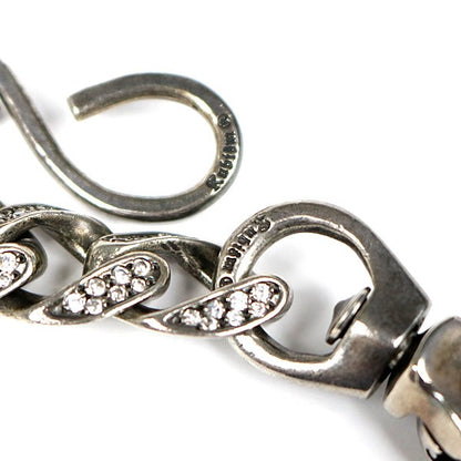 NEXUS7 Kubizm Zirconia Silver 925 Wallet Chain