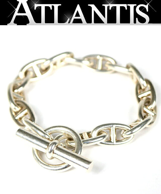 HERMES Chaine d'Ancre GM Bracelet Silver