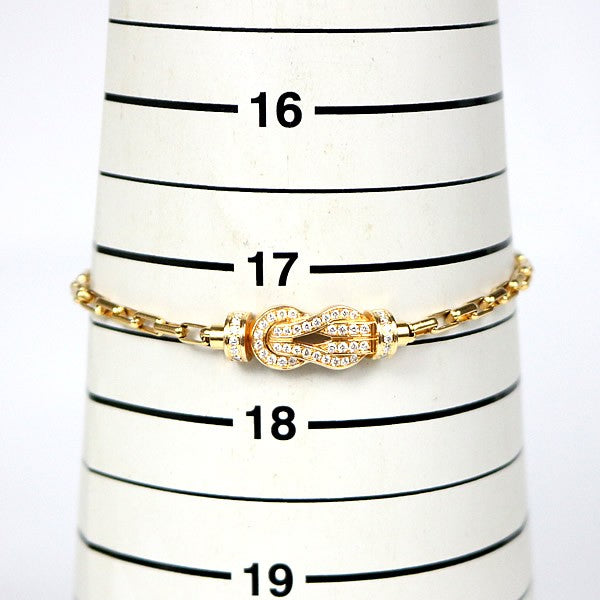 FRED Chance Infinie Pave Diamond Bracelet K18 Gold